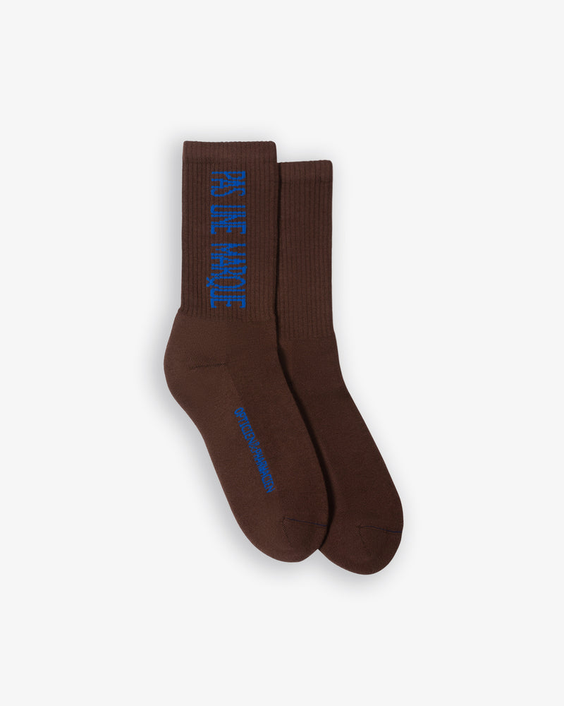 Burberry Brown Monogram Socks – BlackSkinny