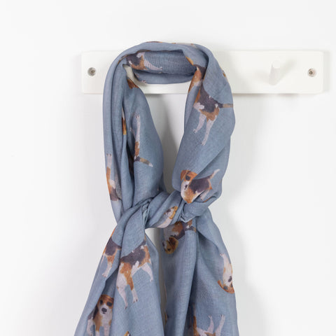 Whippet Silk Scarf