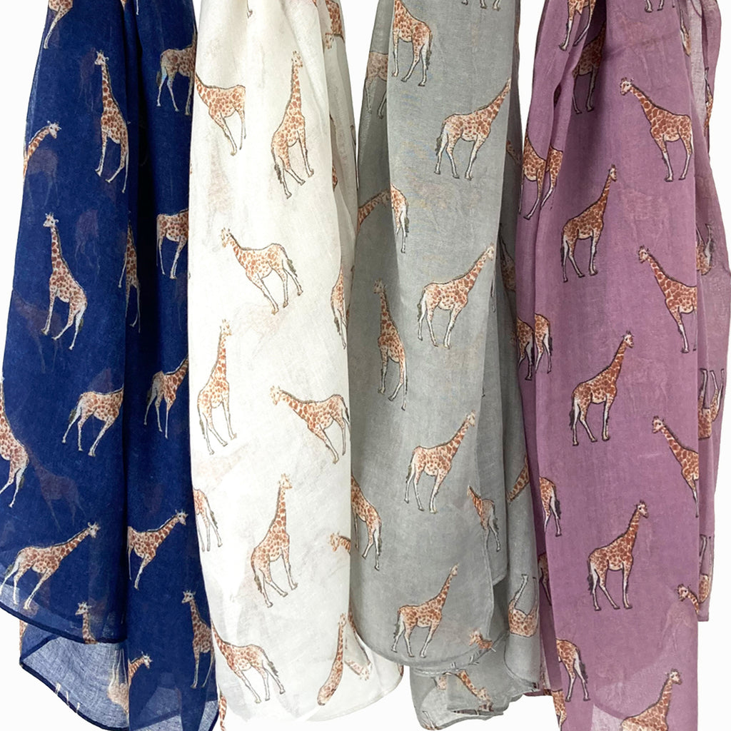 Giraffe Print Scarf – Hayley&Co