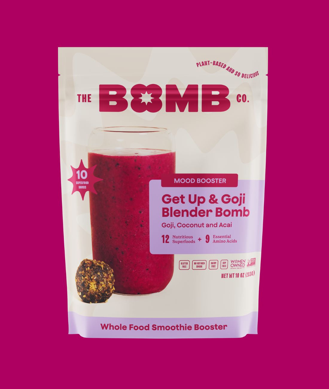 blender bombs provides the perfect ratio of fiber, fat, and protein. no bs,  just whole food and plant-based ingredients.