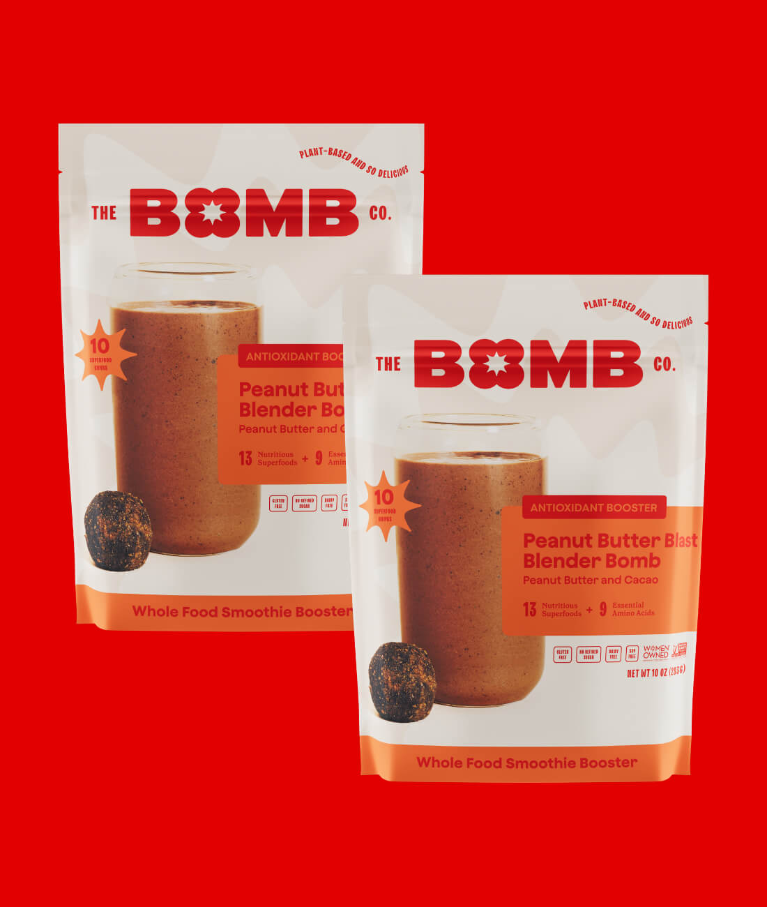 blender bombs provides the perfect ratio of fiber, fat, and protein. no