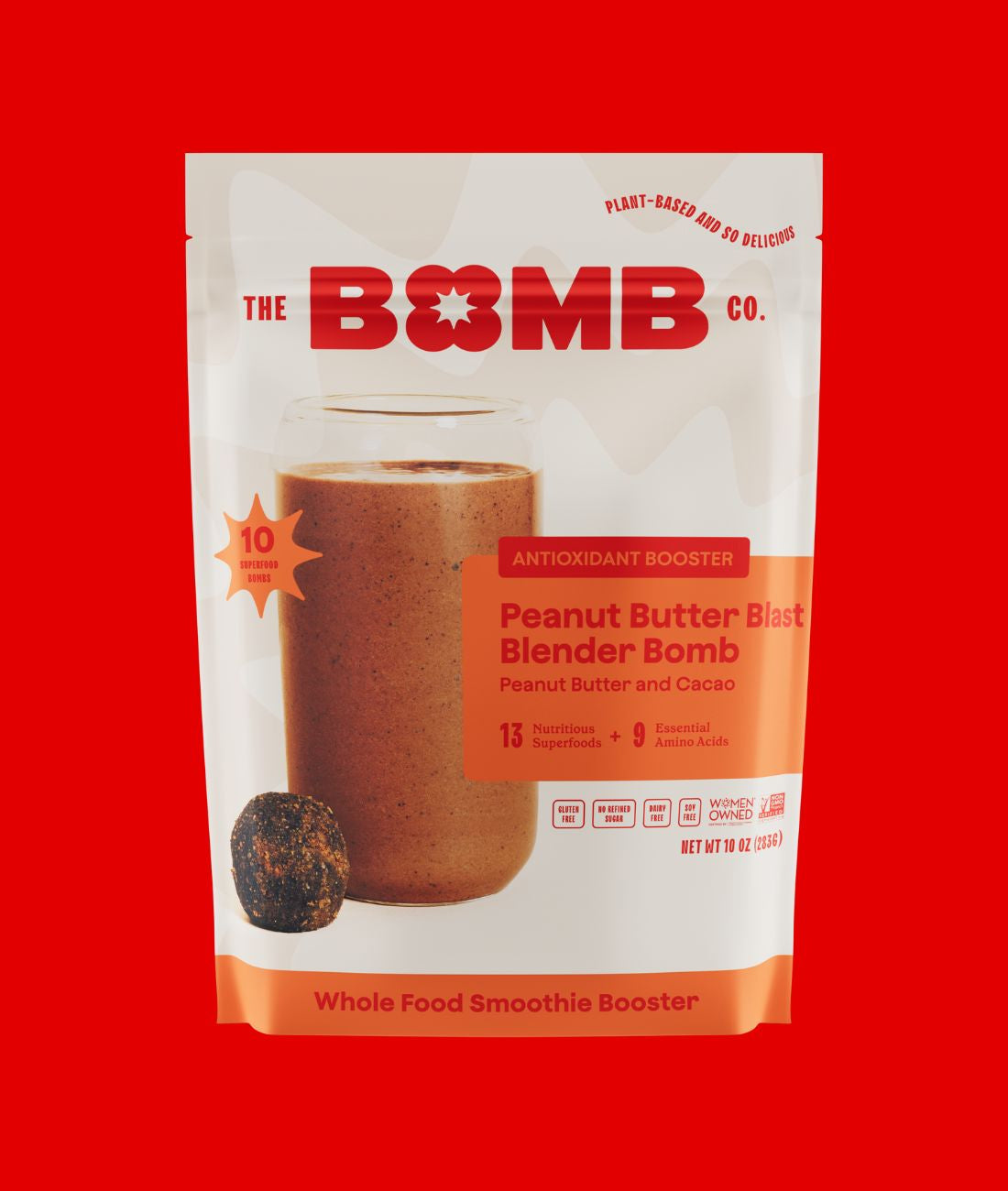 Blender Bombs Bomb Bar | Superfood Meal Replacement Bar | Plant-Based |  Filled with Berries, Nuts and Health Benefits | High in Fiber + Omega 3s 