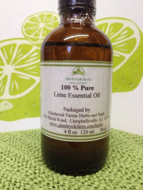 Lime Essential Oil – Glenbrook Farms Herbs and Such