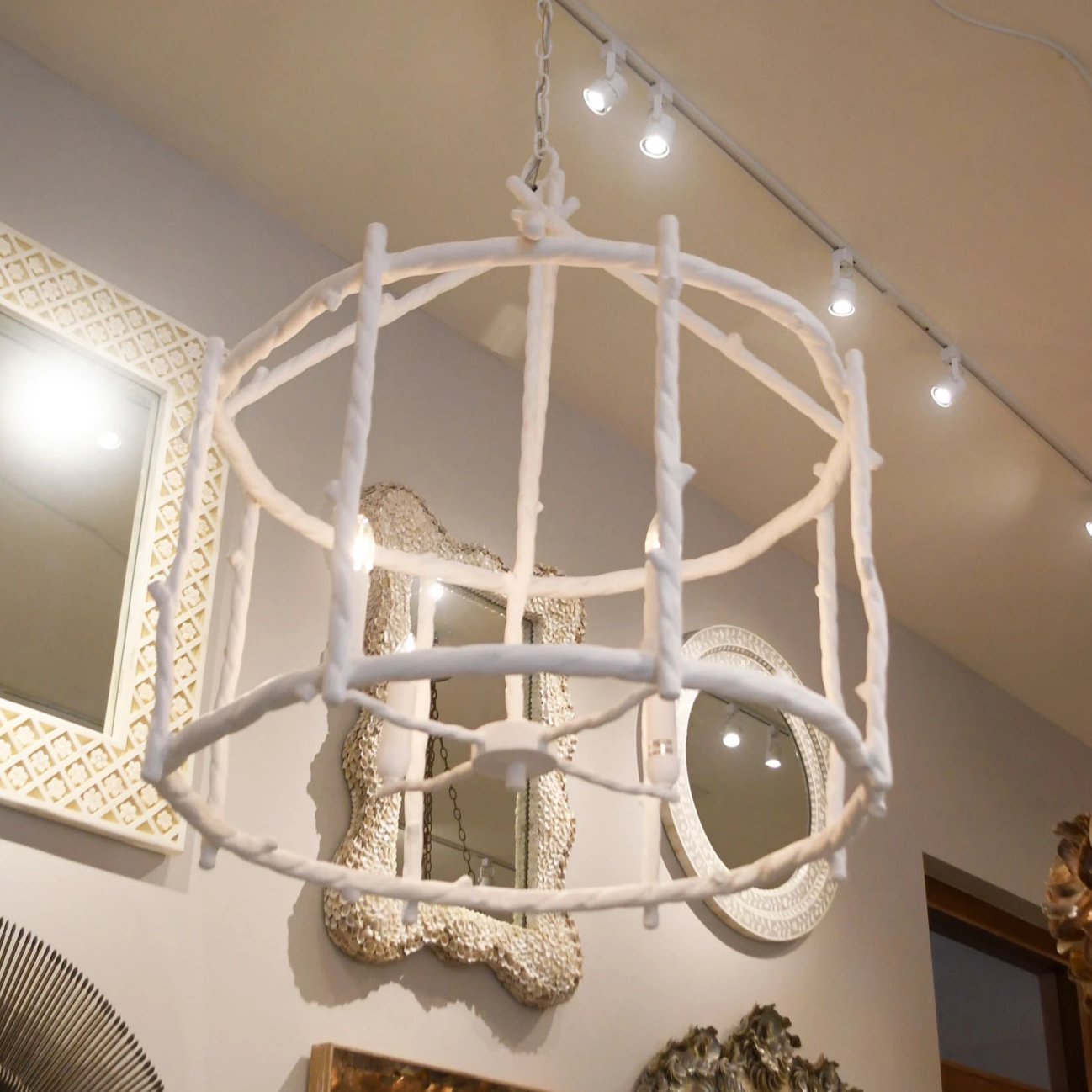 twig light chandelier