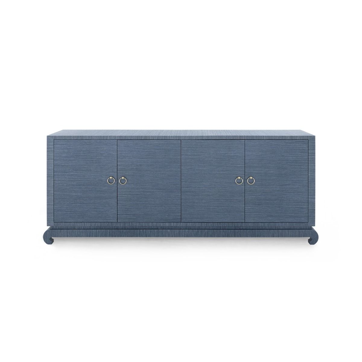 Bungalow 5 Meredith Extra Large 4 Door Cabinet Navy Blue