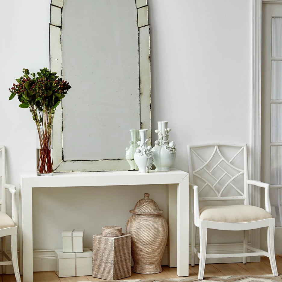 Bungalow 5 Parsons Console Table White Clayton Gray Home