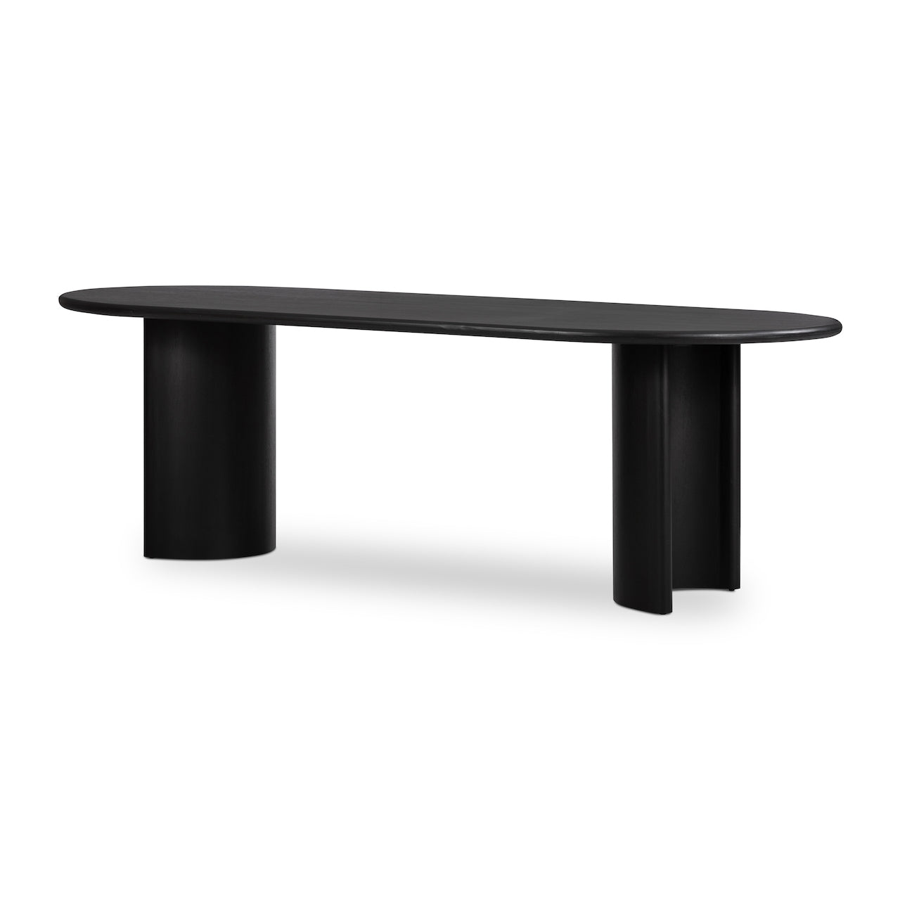 four hands paden dining table black