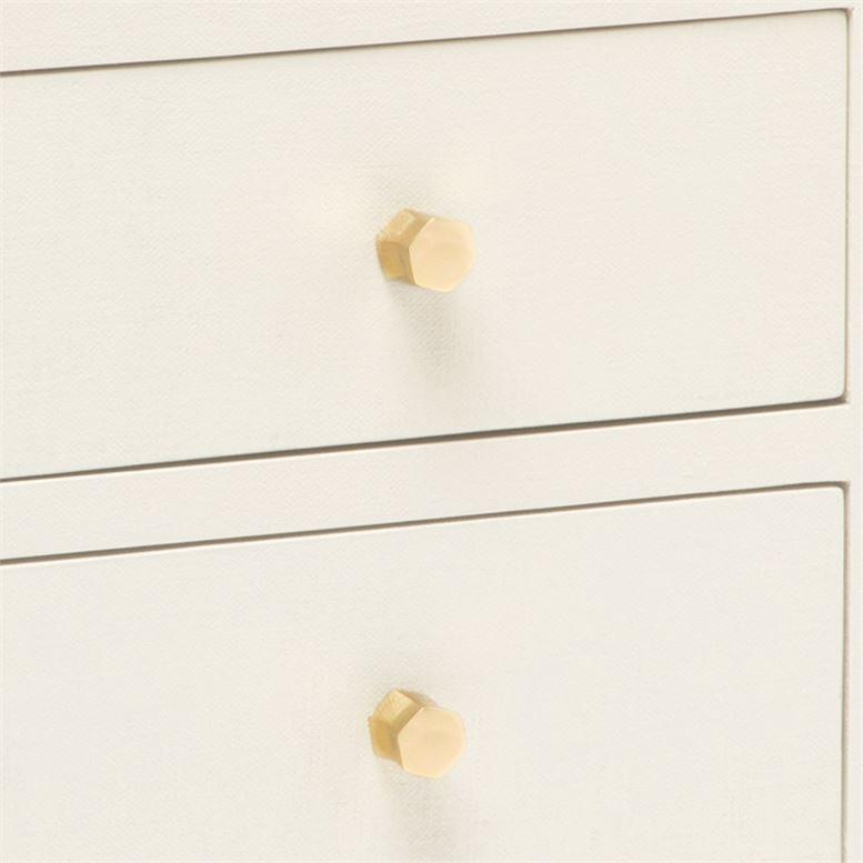 Made Goods Jarin 36 Dresser White Faux Belgian Linen