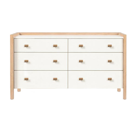 Jacey Wooden Drawer Storage Bedroom Chest of Drawers - Natural Finish -  Decornation