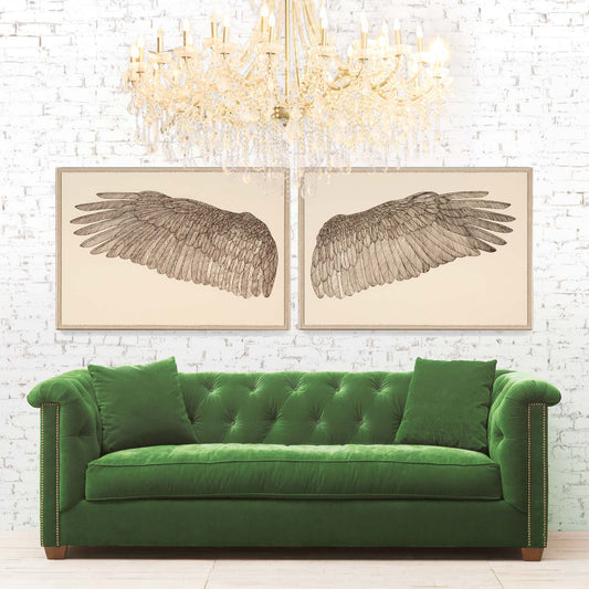 Natural Curiosities Golden Feathers Artwork – CLAYTON GRAY HOME