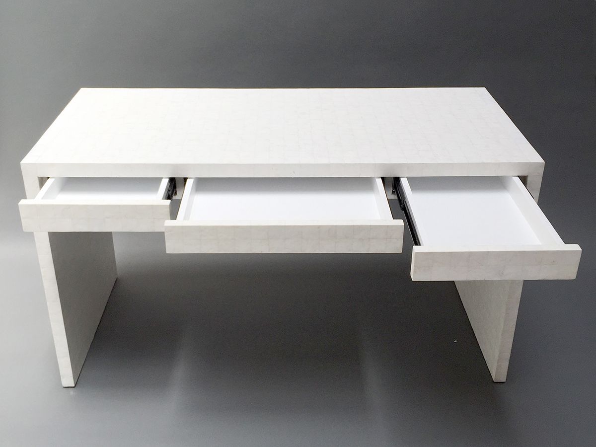 Jeremy Desk White Shell