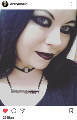 box of goth necklace