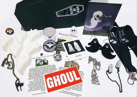 ghost paranormal acitivities box goth