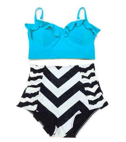 Doll High Waist Bikini – foxsea swimwear