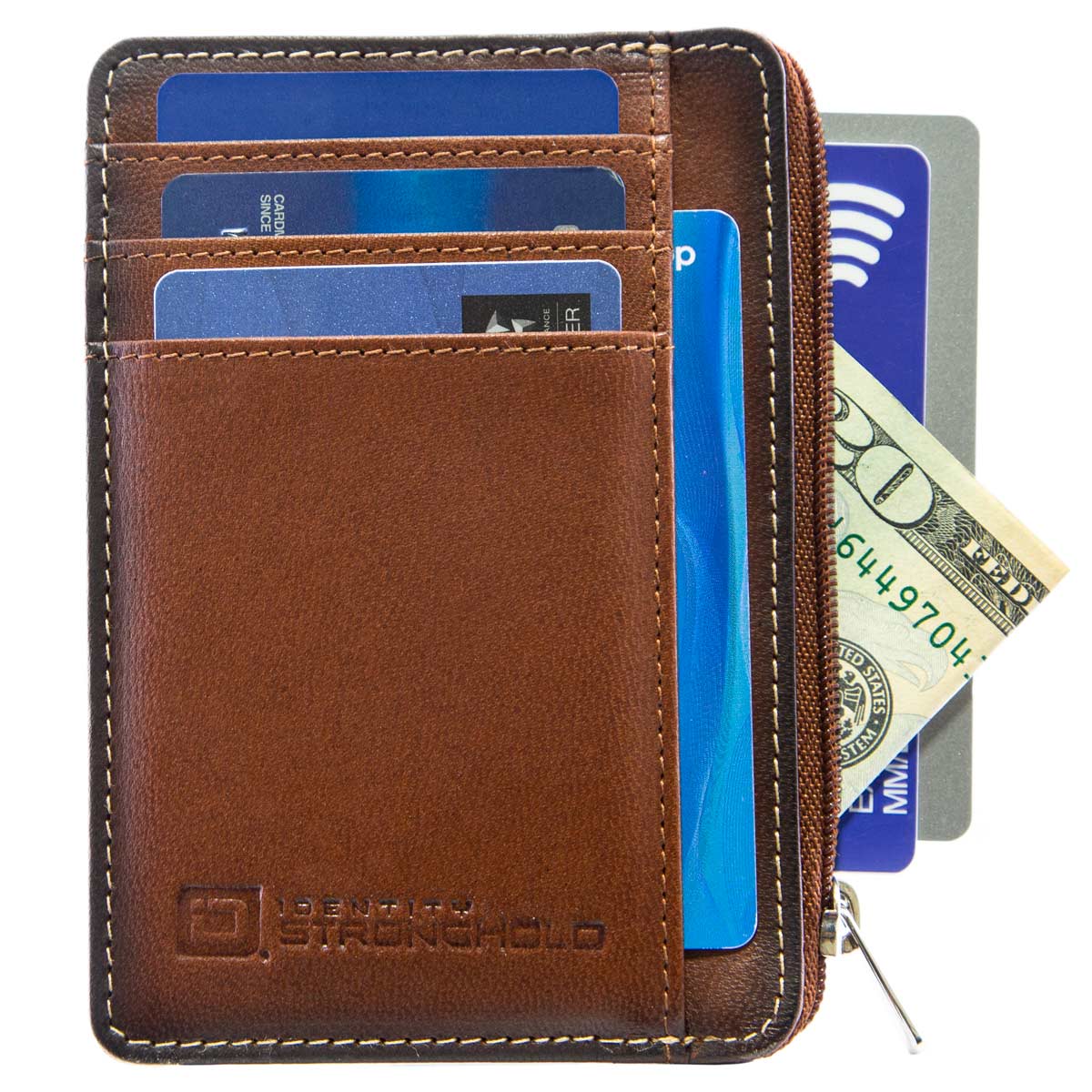 WALLETERAS RFID Bifold ID Wallet with A Money Clip