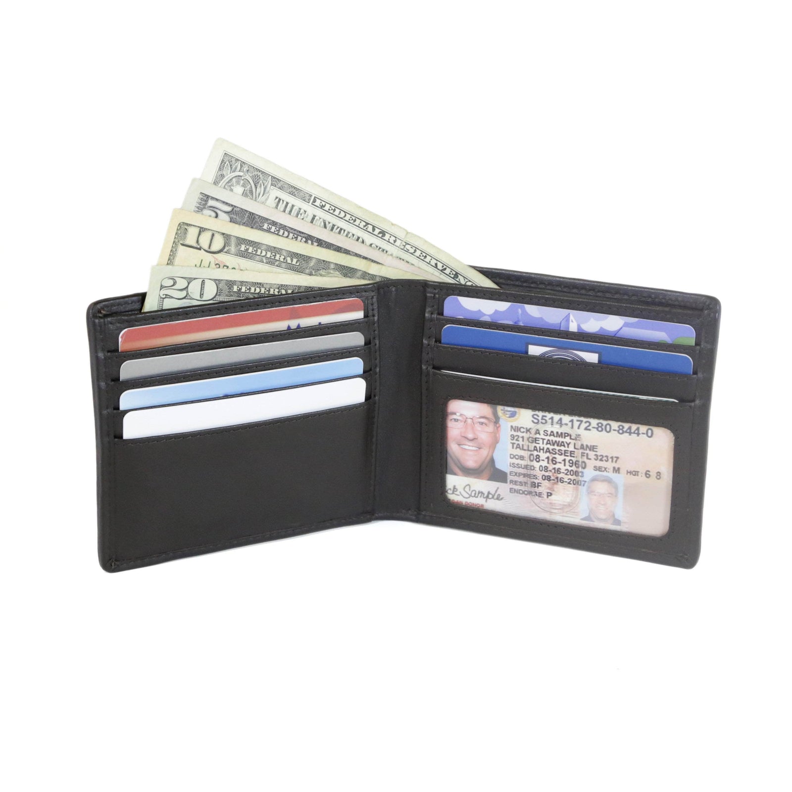 ID Stronghold | Men's RFID Wallet Slim 7 Slot Bi-Fold With ID