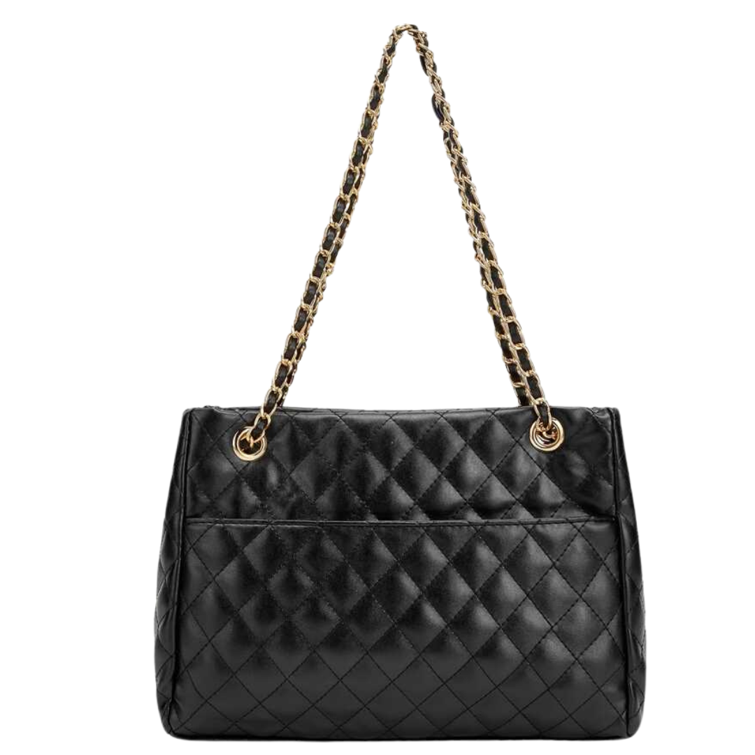 Amber Quilted Bag With Chain Strap – Didi Royale