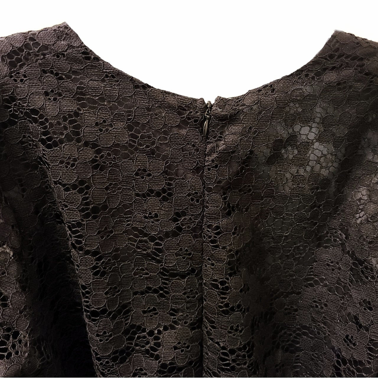 Adison Black Laced Midi Dress – Didi Royale