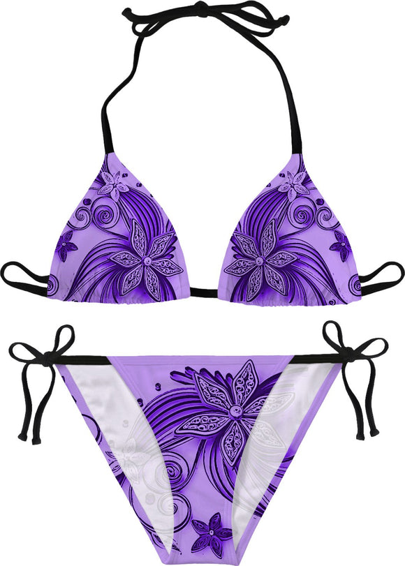 pastel purple bikini