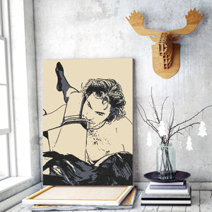 Sensual Erotic Art Canvas Print Honey Get Ready We Will