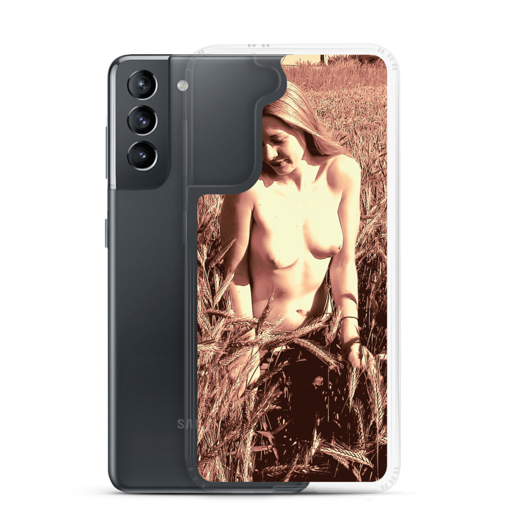 Samsung Galaxy Solid Case Sweet And Sexy Outdoors In Sepia Casemiro Arts