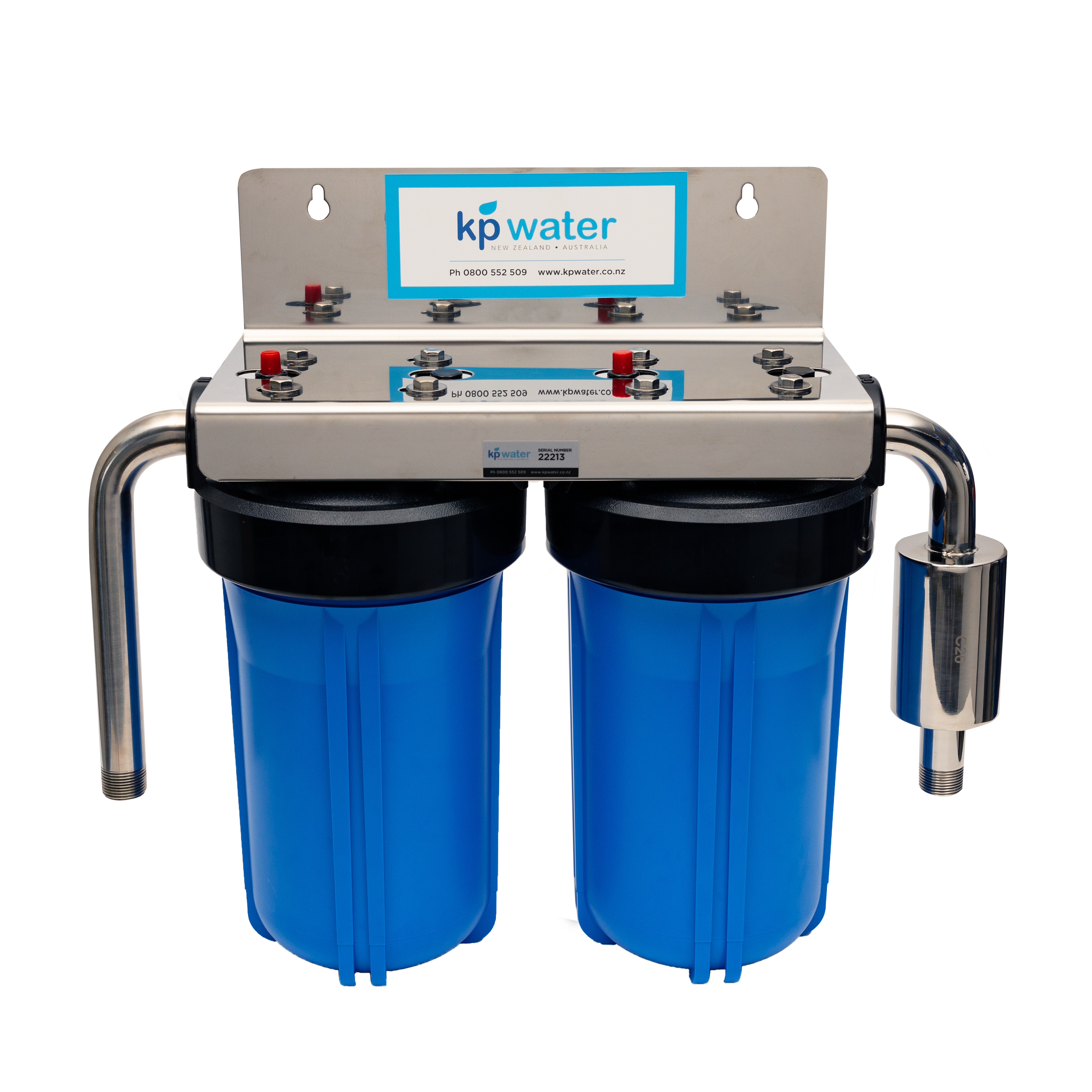 Large Water Filter with Virtual Ionizer