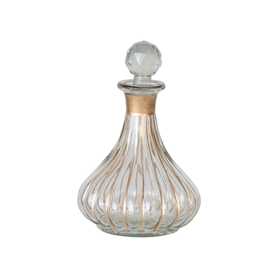 Blown Glass Decanter: 12 oz