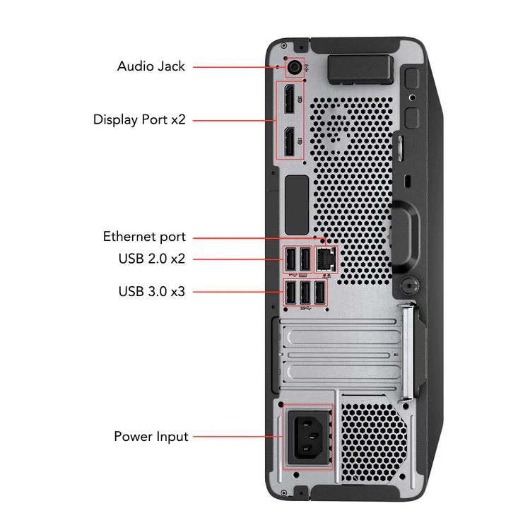 HP ProDesk 600 G6 Certified Refurbished (SFF) Desktop PC - Intel Core i7-10700 (10th Gen) Octa-Core up to 4.80GHz Small Form Factor Business Class Enterprise Desktop Computer - Windows 11 Pro