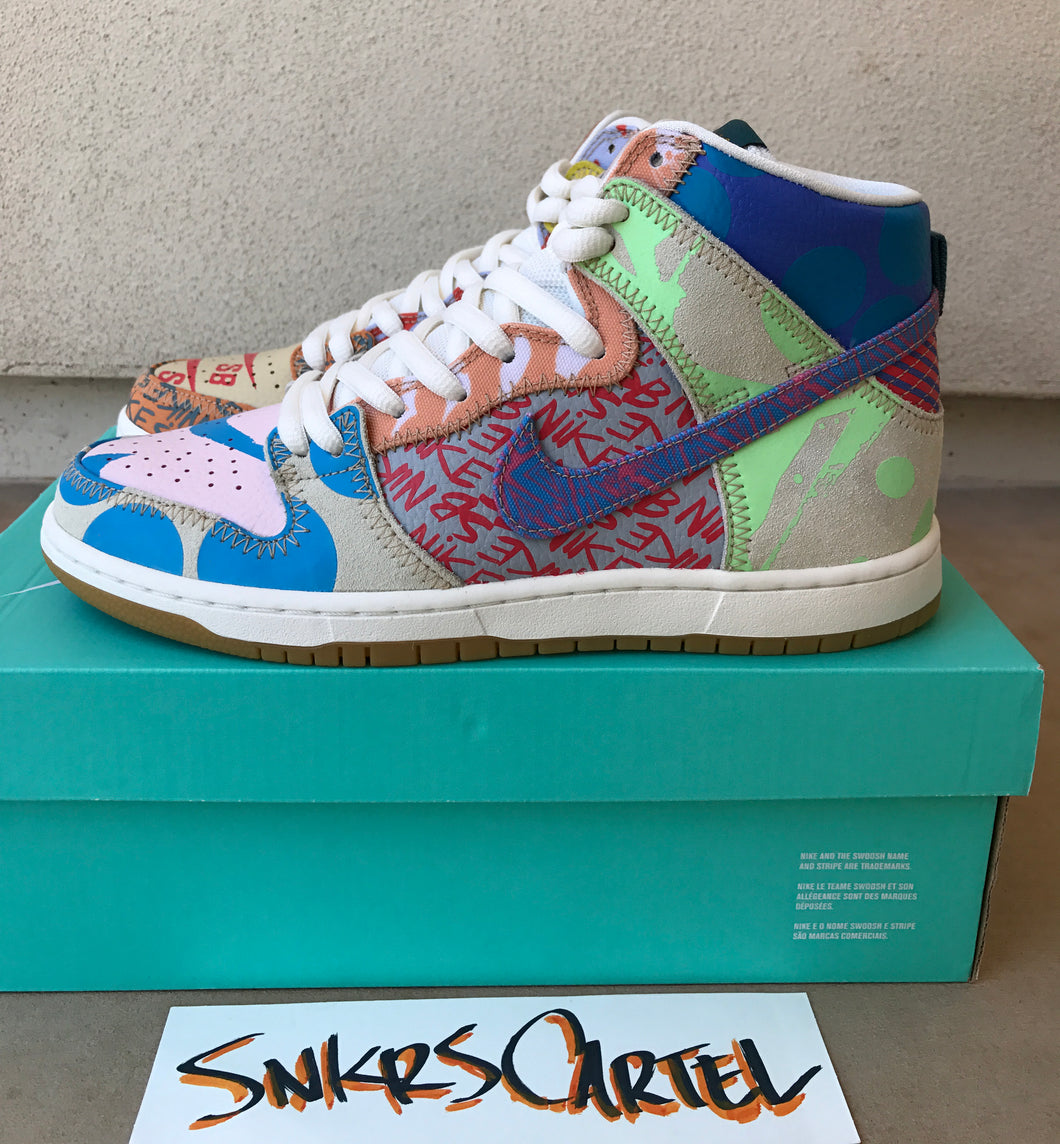 Nike SB Zoom Dunk High Premium 'What The' – Snkrs Cartel