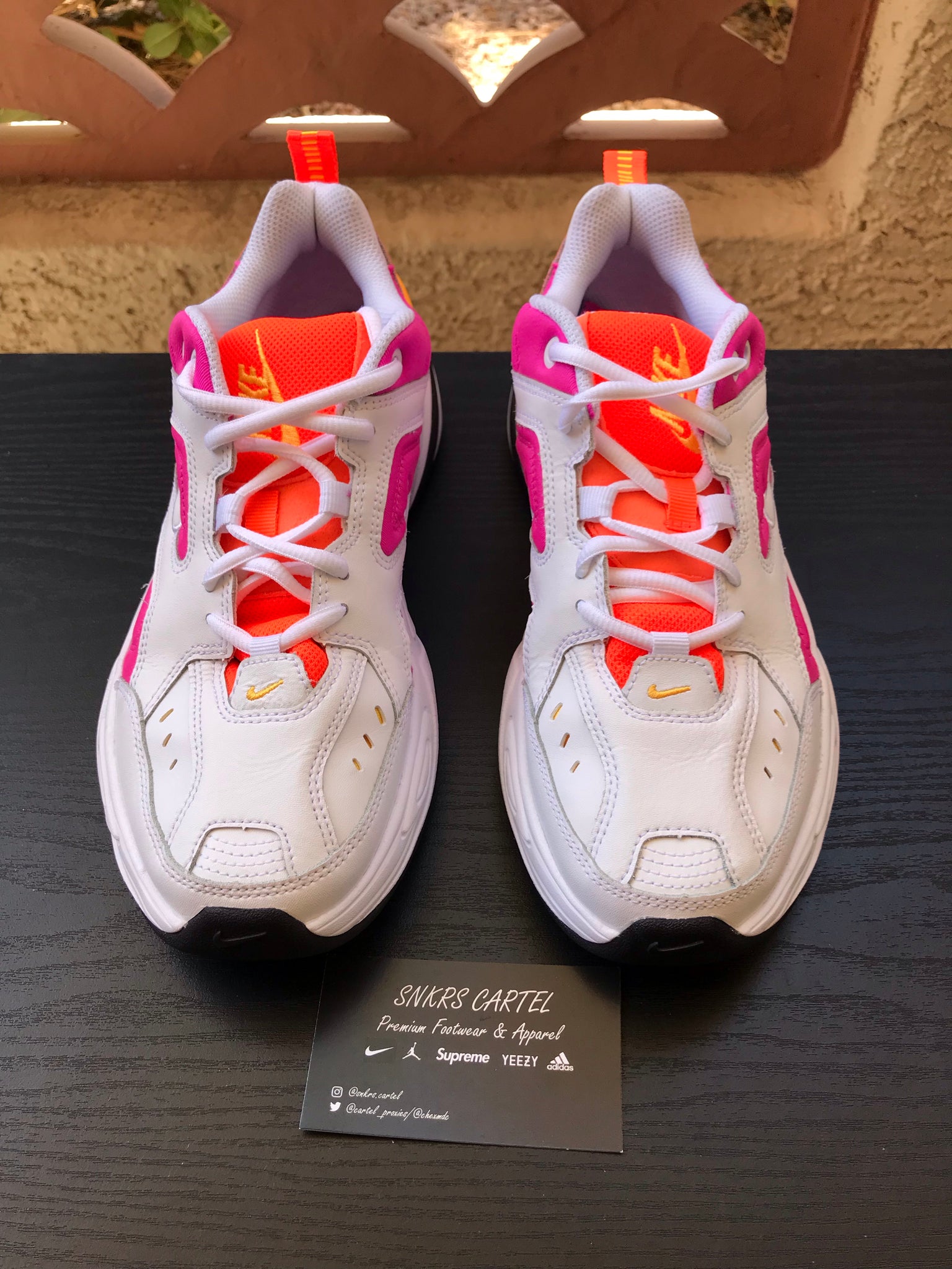 Women’s Nike M2K Tekno Laser Fuschia Pink White AO3108-104 – Snkrs Cartel