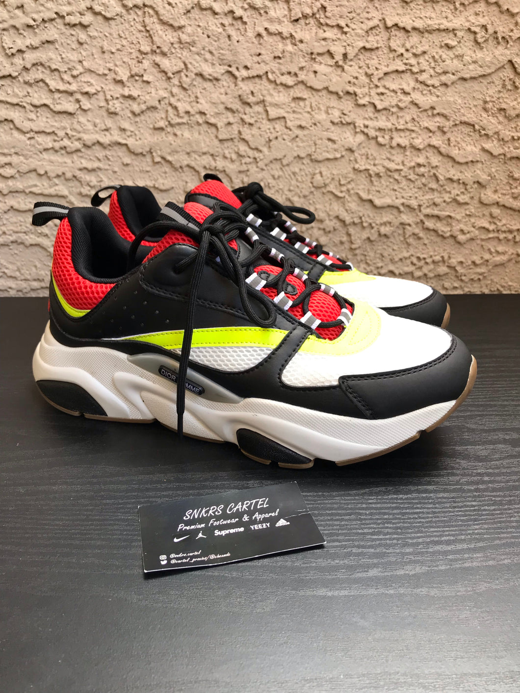 Dior Homme B22 Sneakers Yellow Red White – Snkrs Cartel