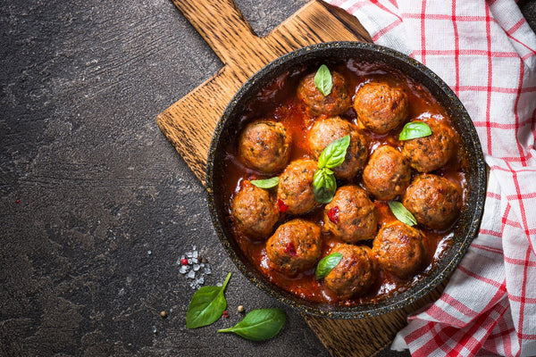 bison meatballs