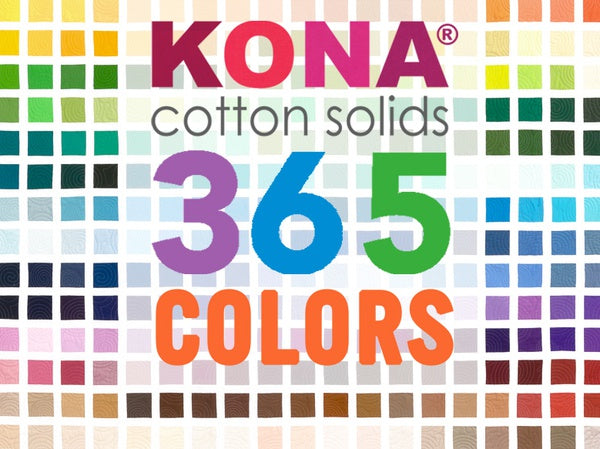 Why Choose Kona Cotton as your Solid Basic?