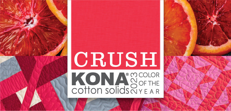 Kona Cotton Color of the Year 2023 - Crush