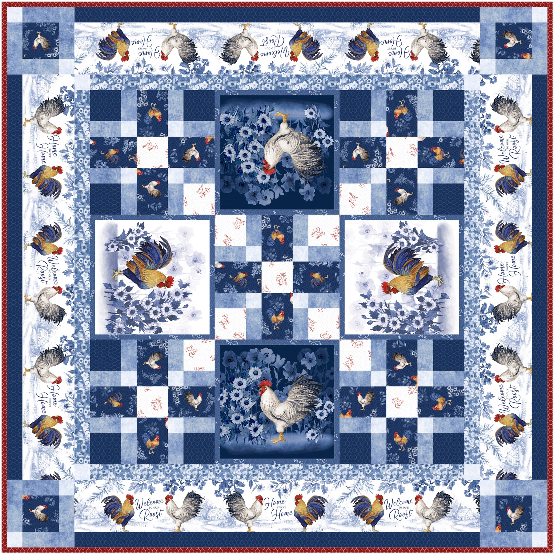 Home to Roost by Wilmington Prints -  Quilt Patterns and Inspiration