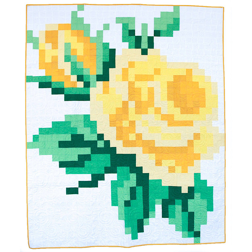 Pixelated Rose - A Rose of A Different Color - Like No Other Created