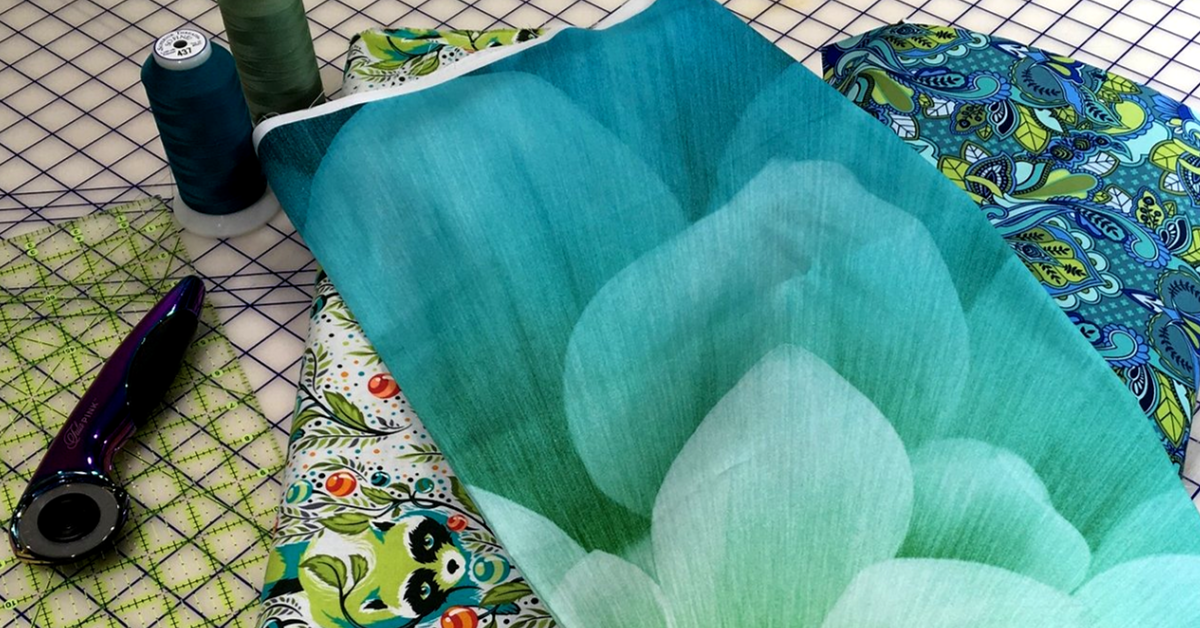 How to Start Quilting the Dream Big Tidepool Panel