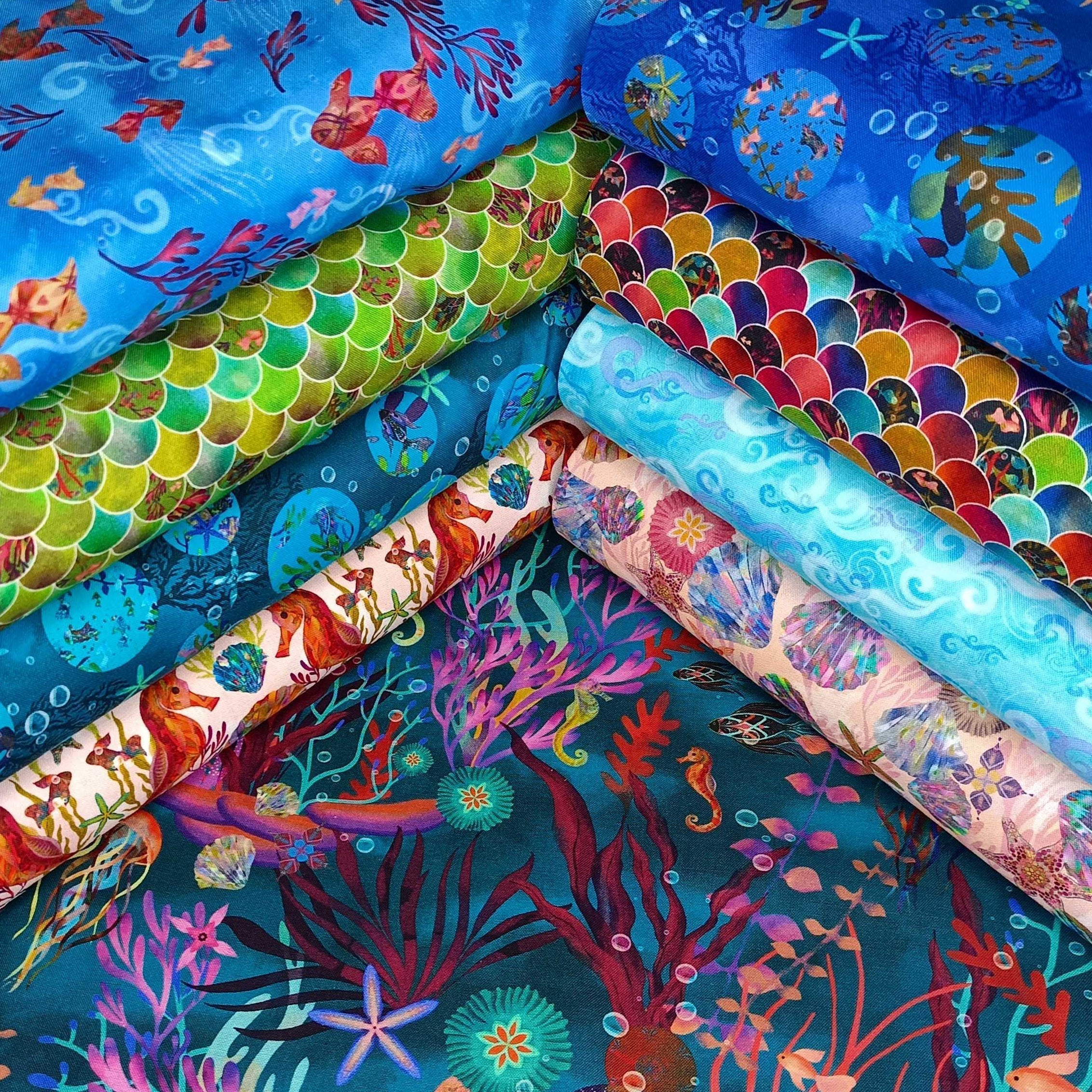 Oceanica Fabric Collection by Christiane Marques | My Favorite Quilt Store