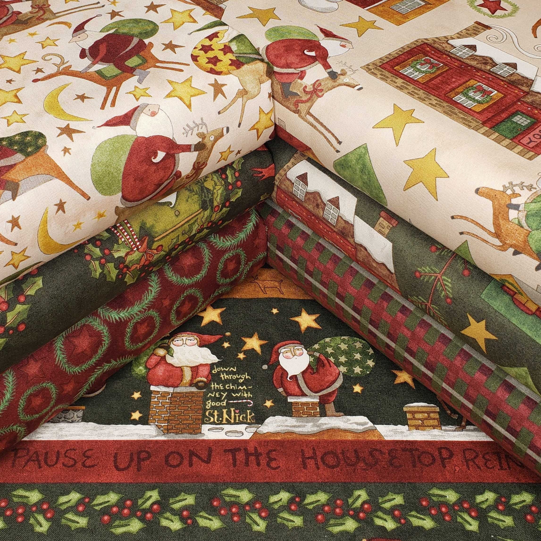 Up on the Housetop-My Favorite Quilt Store