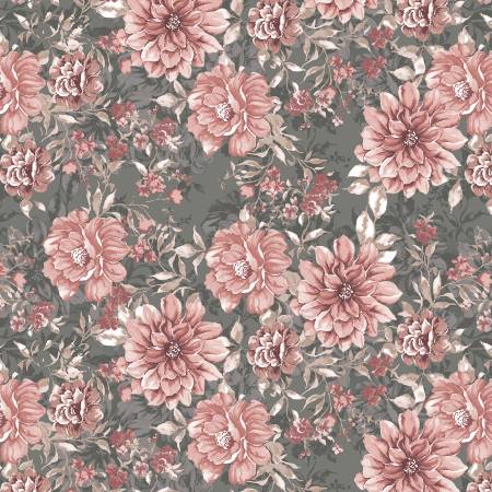 A Walk on the Prairie Sage Gray Main Fabric