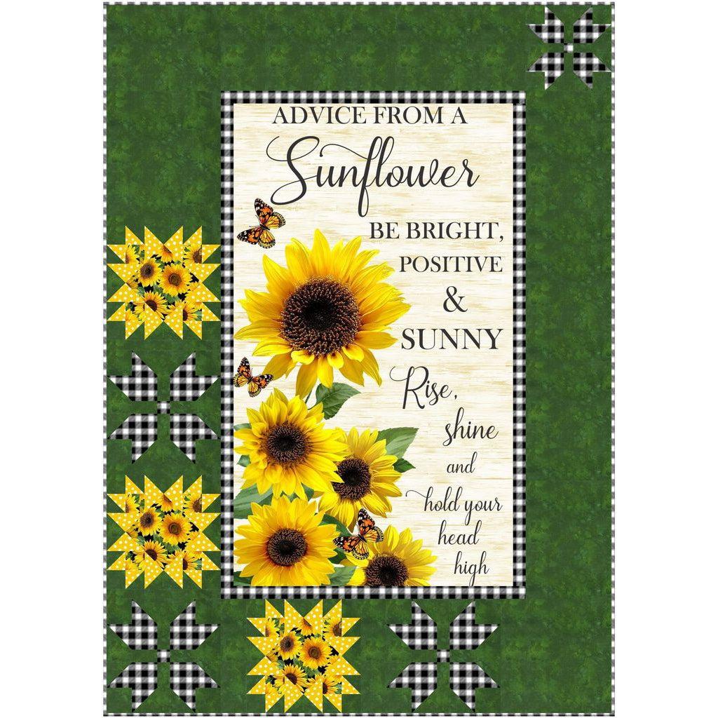 Advice From A Sunflower Meadow Quilt Kit