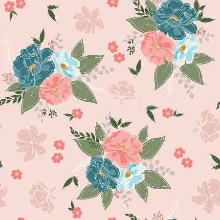 Afternoon Tea Blush Main Fabric