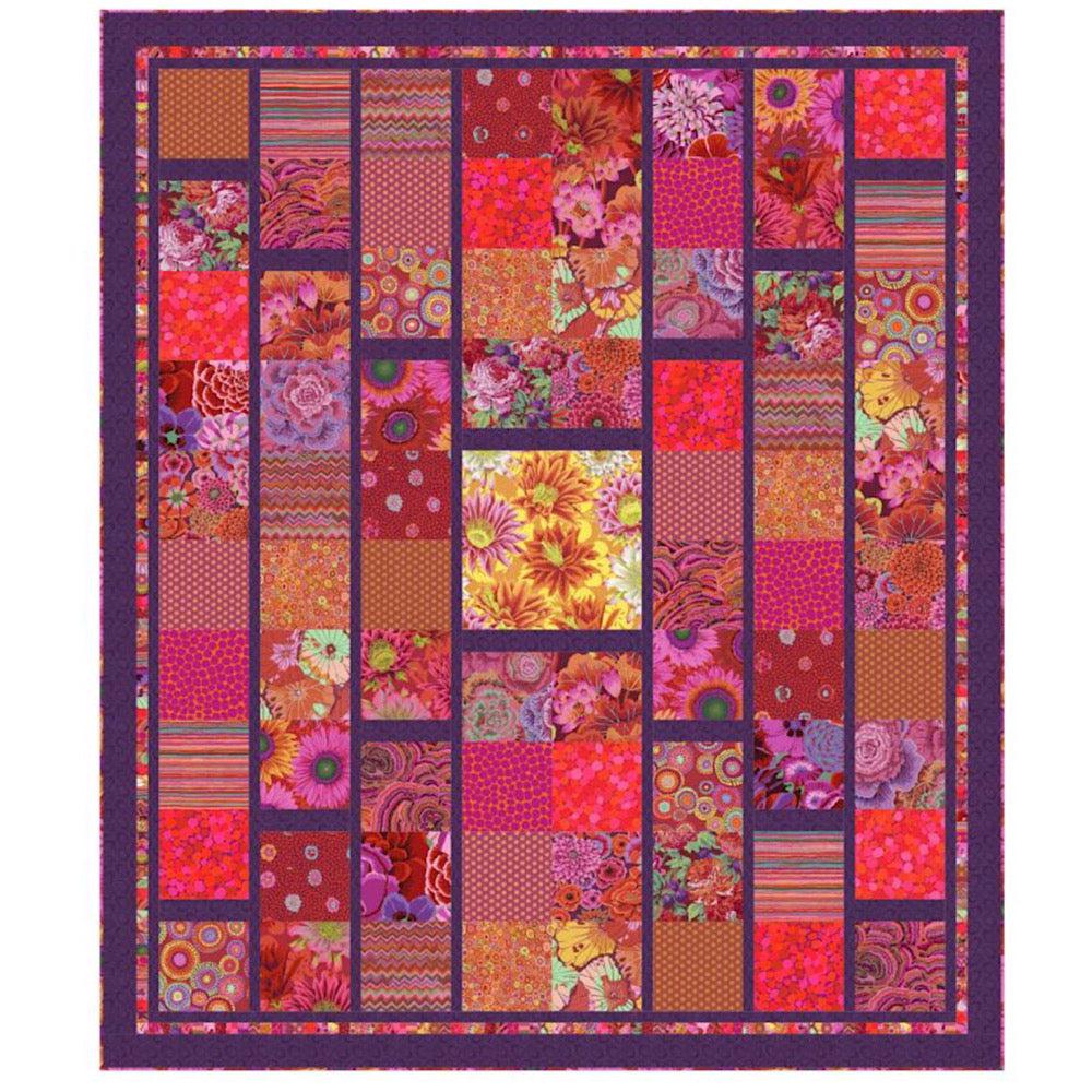 All Boxed In Kaffe Vineyard Colorway Quilt Kit-Free Spirit Fabrics-My Favorite Quilt Store