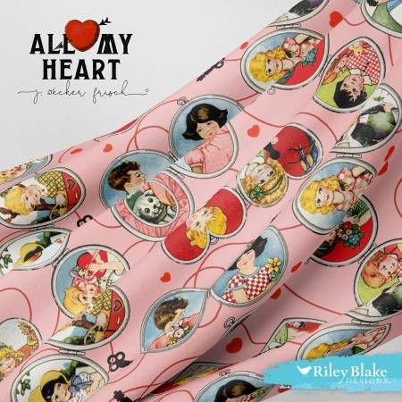 All My Heart 5" Charm Pack-Riley Blake Fabrics-My Favorite Quilt Store