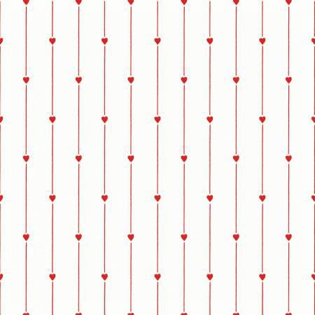 All My Heart Red Heart Strings Fabric-Riley Blake Fabrics-My Favorite Quilt Store