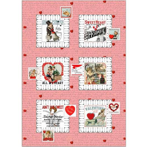 Valentine's Fabric - Order Valentine's Day Fabric & Valentine Quilt Panels