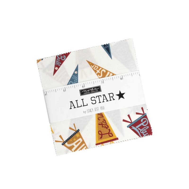 All Star 5" Charm Pack-Moda Fabrics-My Favorite Quilt Store