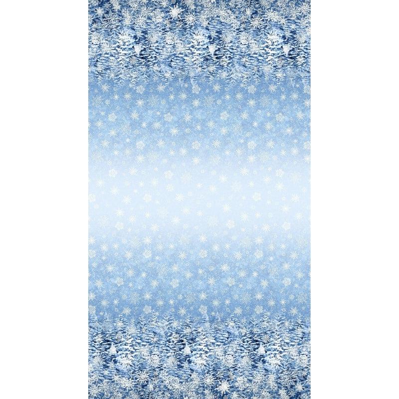 All That Glitters Blue Ombre Fabric