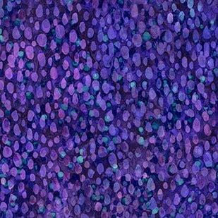 Allure Purple Watercolor Rain Dots Fabric