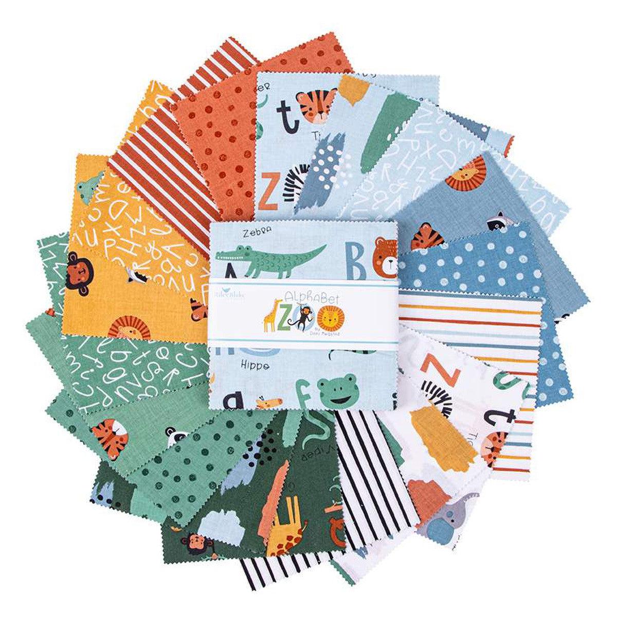 Alphabet Zoo 5" Charm Pack